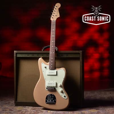 2026 Fender FSR Hybrid II Jazzmaster Made in Japan Matching Headstock Sahara Taupe satin image 1