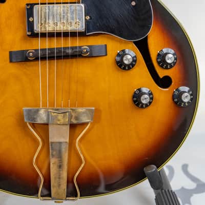 Daion DES-50YS Late 1970s - Yellow Sunburst - ES 175 Copy Archtop image 4