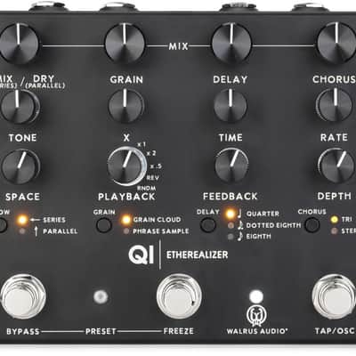 Walrus Audio Qi Etherealizer Multi-effects Pedal - Black (QiEtherealBlkd1) image 1