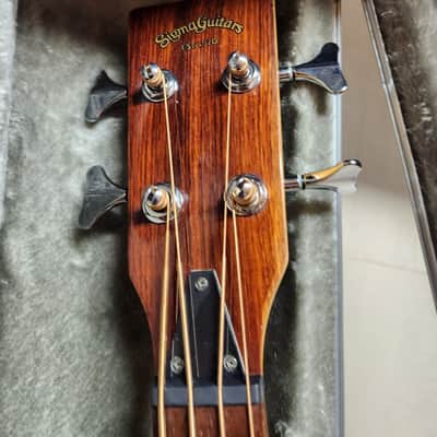 Sigma STB-ME Acoustic Bass guitar 1990's - Natural top image 3