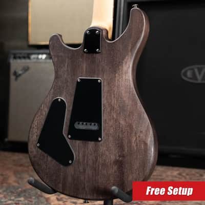 PRS SE CE 24 Satin Electric Guitar - Charcoal with Gig Bag image 2