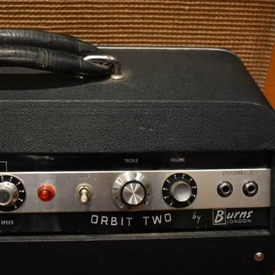 Vintage 1960s Burns London Orbit Two 2x10 Elac Combo Amplifier w/ Cover image 8