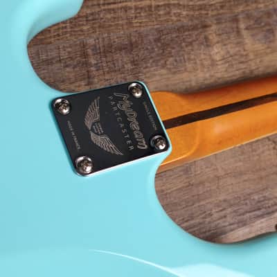 MyDream Partcaster Custom Built - Sonic Blue Split-Coil Dreamsongs image 9