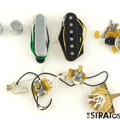 LEFTY Fender Player II Tele PICKUPS POTS KNOBS & SWITCH Alnico 5 Telecaster image 1