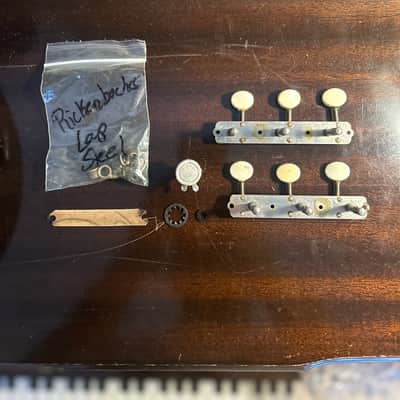 Early Post-War (1946–1950) Rickenbacker Electro Model NS Lap Steel -- 1.5" Horseshoe Pickup -- All Original Parts -- Original Case -- Purchased from CME image 7