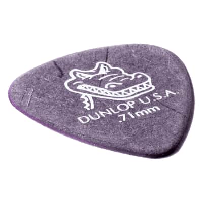 Dunlop 417P Gator Grip Purple 0.71mm (12-Pack) - Set of Picks image 5