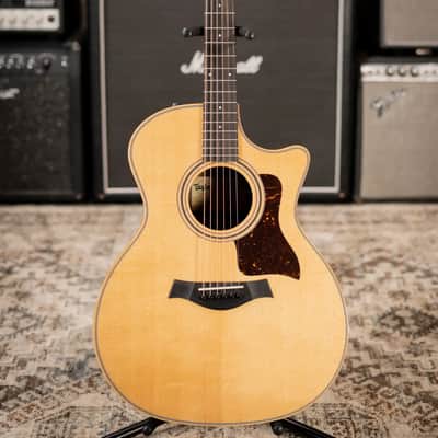 Taylor 414ce Studio Grand Auditorium Acoustic/Electric Guitar - Natural with Gig Bag - Factory Demo image 3