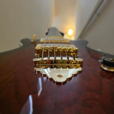 Ibanez AR325QA Artist Electric Guitar - Dark Brown Sunburst image 6
