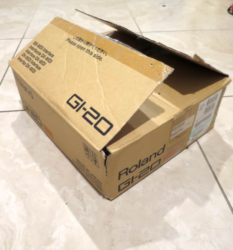 Roland GI-20 GK MIDI Interface USB guitar bass AC adapter Box Manual CD-ROM image 1