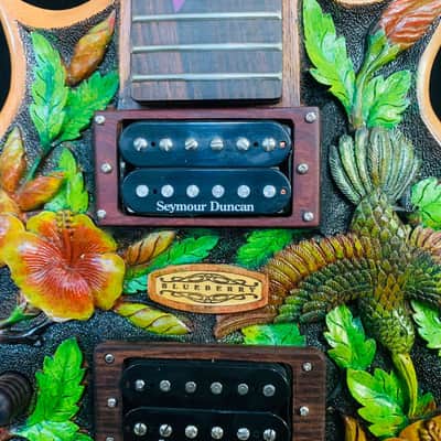Blueberry Guitar Electric Guitar - Left Handed 2022 - Hand Carved image 9