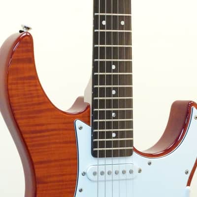 Yamaha PAC212VFM-CB Pacifica Flamed Maple Caramel Brown image 3