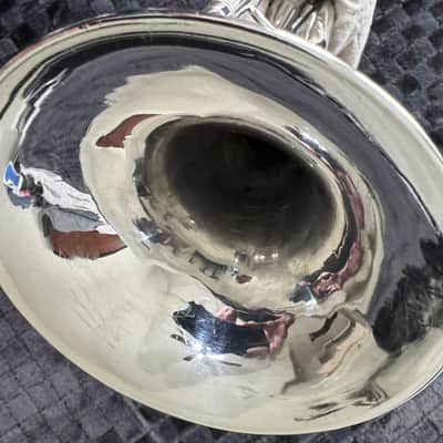 Used 1970’s Bach Stradivarius Model 37 Silver Trumpet with case and NY Bach 7C mouthpiece image 12