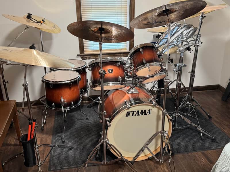 Tama CL72S Superstar Classic 8x7 / 10x8 / 12x9 / 14x12 / 16x14 / 22x18 / 14x6.5" 7pc Shell Pack with Hardware