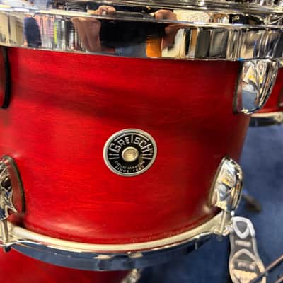 Gretsch Brooklyn series 4 piece/holder 2022 - satin cherry image 6