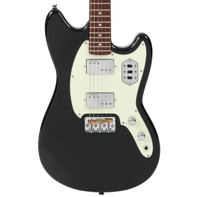 Vintage REVO Series 'Colt HH Twin Hardtail' Electric Guitar ~ Boulevard Black image 2