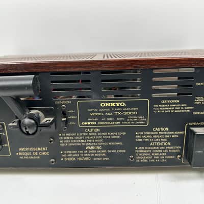 Vintage Onkyo TX-3000 Servo Locked Tuner Amplifier Am/Fm Receiver image 9