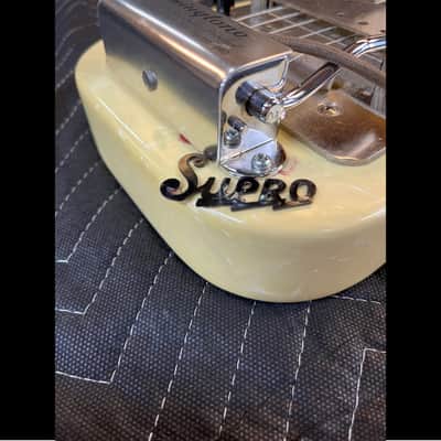 Supro Comet Lapsteel 1950s w/Rowe Stringtone - Pearloid image 10
