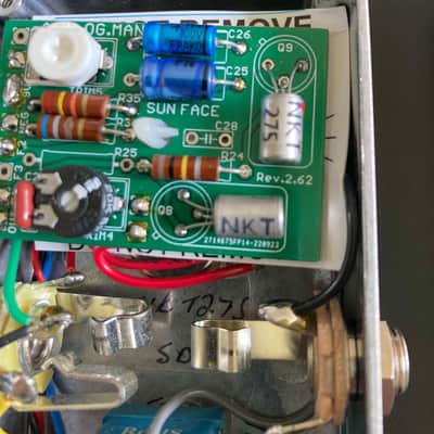 Analogman Sun Face Red Dot NKT-275 Germanium Fuzz with Sun Dial 2002 - 2015 Gold image 8