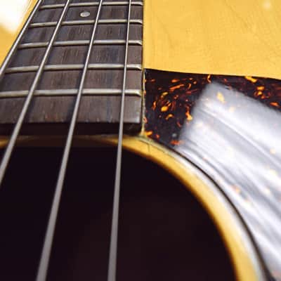 Guild B30 1987 Natural Acoustic Bass Guitar Vintage All Original w/ OHSC image 14