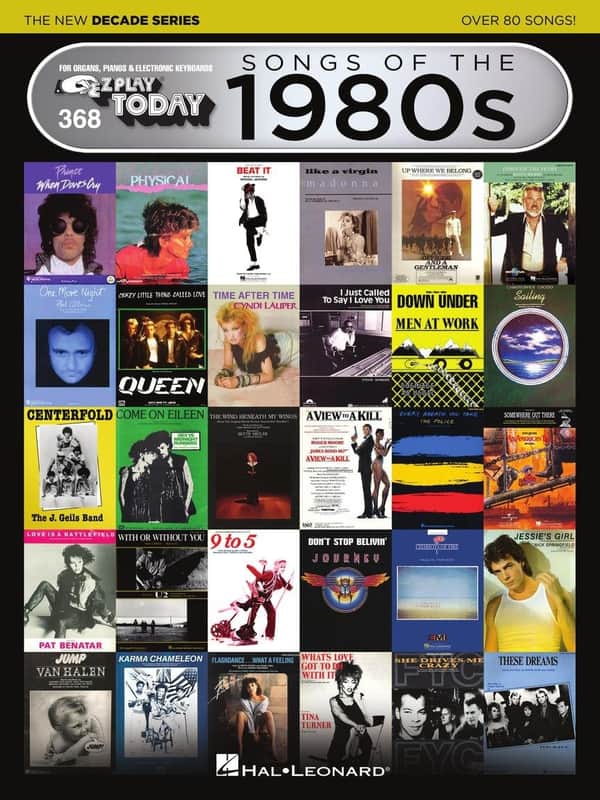 Songs of the 1980s The New Decade Series E-Z Play® Today Volume 368 image 1
