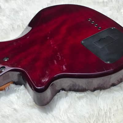 2010 Epiphone Zenith Bass Guitar - Mint - Gorgeous Flame Maple Top image 10