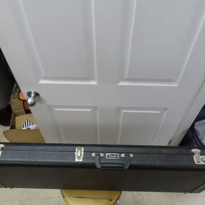 Fender Vintage Black Tolex Deluxe Hard Side Case, w/ Orange Interior (USA) image 4