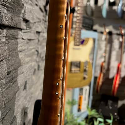 Charvel USA Custom Shop Special Edition San Dimas HS CT QMT Roasted Quilt Maple Top Chlorine Burst image 4