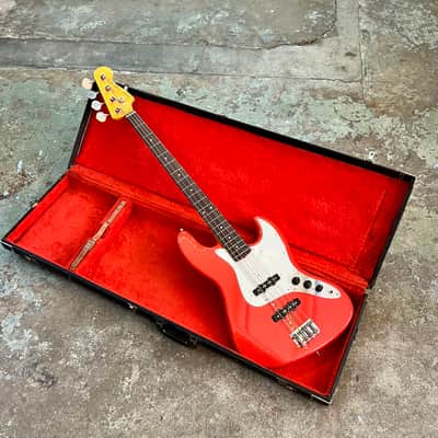 1982 Fender Japan Vintage JV Jazz Bass JB62-75 62 Sunburst w/hard
