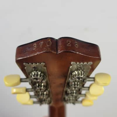 1919 Vega A-Style Mandolin - Natural With OHSC image 10