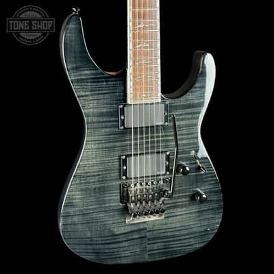 Used ESP LTD Deluxe M-1000 Trans Black TSU24827 image 4