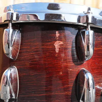 Gretsch USA Custom Series - Chestnut Burst Lqr. / Stop Sign Badge / 6.5 x 14" Maple Shell Snare Drum image 5