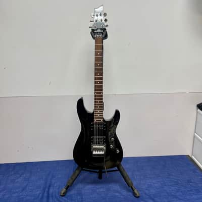 Used Schecter Diamond Series Omen 6 FR Electric Guitar Gloss Black Floyd Rose Special Locking Nut image 1