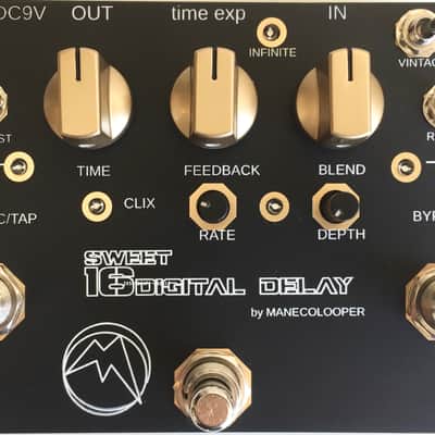 Maneco Labs Manecolooper Sweet 16 Digital Delay - Lo-Fi Looper Delay image 3