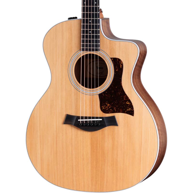 Taylor 214ce Grand Auditorium Layered Walnut Acoustic Electric Guitar - Natural image 1