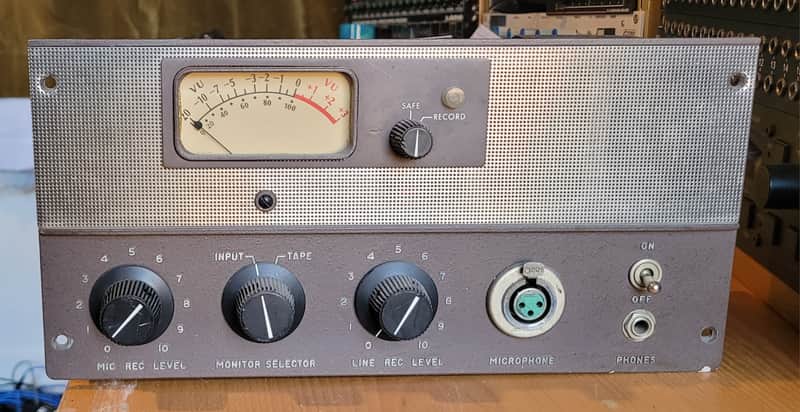Ampex 601 Vintage Valve Tube Microphone Mic Pre Preamp Amplifier image 1