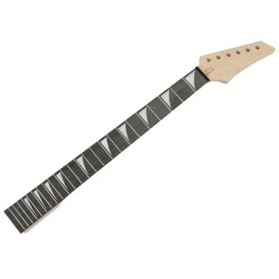 DIY 170 Style Electric Guitar Kit – Unfinished Mahogany Body, Maple Neck, Rosewood Fingerboard, Humbucker-Single-Humbucker Pickups image 3
