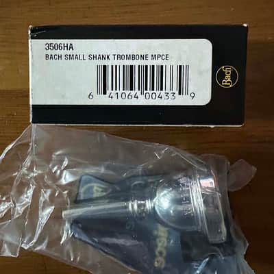 Bach 350 6HA Small Shank Trombone mouthpiece 2010's - Silver image 1