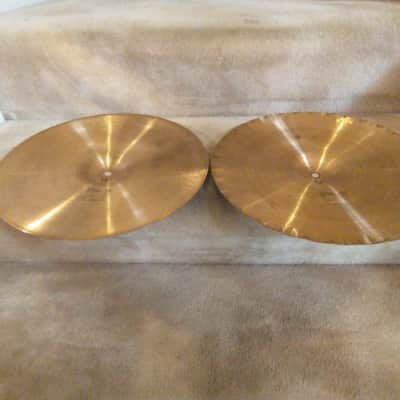 Paiste Vintage Black label sound edge 2002 14 inch hi hats lightweight collectors! image 10