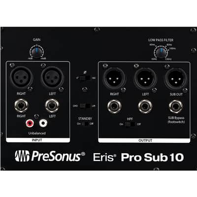 PRESONUS ERIS PRO-SUB10 250w Active 10" Studio Subwoofer image 3