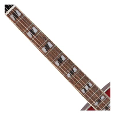 Used Ibanez AJ70M1E Acoustic-Electric Guitar - Wine Red High Gloss image 3
