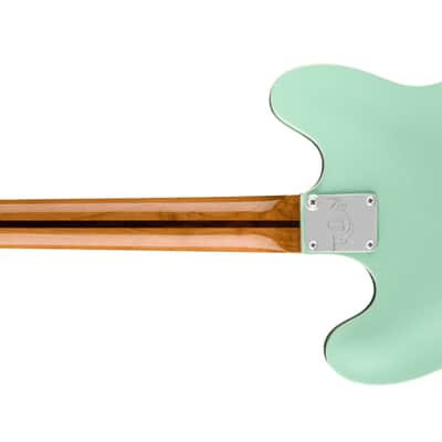 Fender Tom DeLonge Starcaster Rosewood Fingerboard, Chrome Hardware - Satin Surf Green image 7