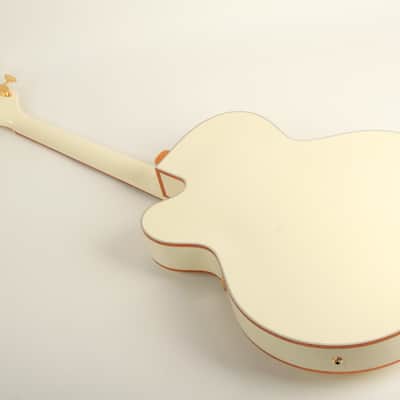 Gretsch G6136-55 Vintage Select Edition '55 White Falcon Hollow Body with Cadillac Tailpiece TV Jones Solid Spruce Top Vintage White Lacquer JT25082635 image 8