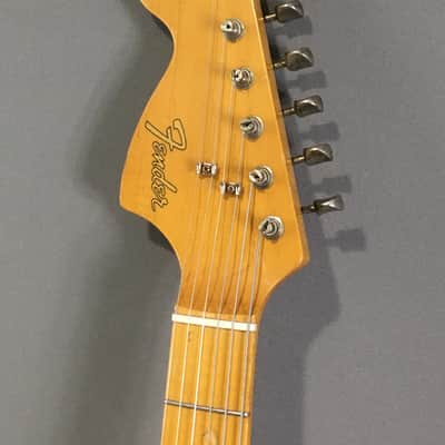 LEFTY! Vintage Fender Strat ‘67 Reissue Blonde Relic ST60s Staggered Pups Maple Neck 7.5 Lb HSC image 3