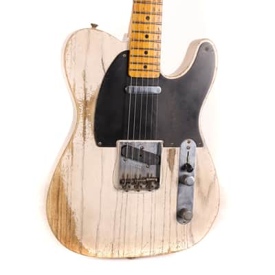 Fender Custom Shop 1957 Telecaster Ultimate Relic White Blonde Masterbuilt Andy Hicks image 5