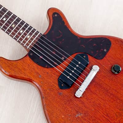 1959 Gibson Les Paul Junior Double Cut Cherry Vintage Guitar w/ Case image 7