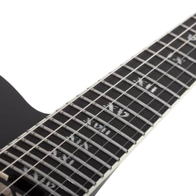 Schecter PT FR-S SLS Elite Evil Twin - Satin Black (1383) image 6