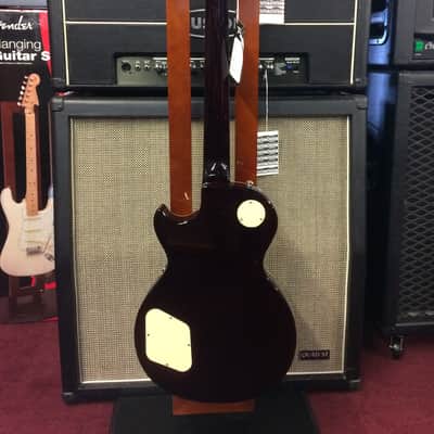 Tagima TLP Flamed Single-Cut Transparent Amber w/Hardshell Case [ProfRev] image 8