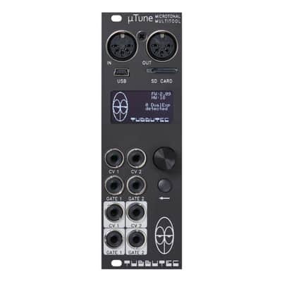 Tubbutec uTune Eurorack Microtonal MIDI/CV Module (Black) image 1
