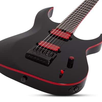 Schecter Sunset-6 Red Dawn ET Gloss Black image 2