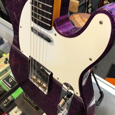 Fender Custom Shop Limited-edition '60 Telecaster Journeyman Relic Electric Guitar - Purple Sparkle image 9